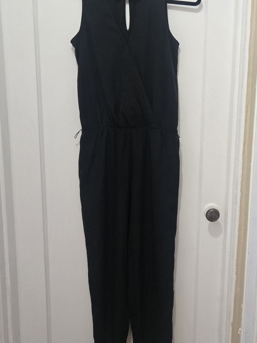 Banana Republic Black Sleeveless Jumpsuit